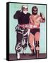 Championship Wrestling Tag Team-null-Framed Stretched Canvas