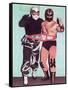 Championship Wrestling Tag Team-null-Framed Stretched Canvas