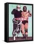 Championship Wrestling Tag Team-null-Framed Stretched Canvas