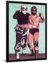 Championship Wrestling Tag Team-null-Framed Art Print