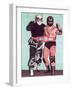 Championship Wrestling Tag Team-null-Framed Art Print