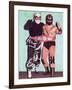 Championship Wrestling Tag Team-null-Framed Art Print