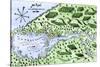 Champlain's 1613 Map of His Settlement at Port Royal, Now Annapolis Royal, Nova Scotia, Canada-null-Stretched Canvas