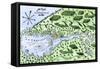 Champlain's 1613 Map of His Settlement at Port Royal, Now Annapolis Royal, Nova Scotia, Canada-null-Framed Stretched Canvas