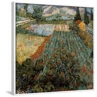 Champs aux coquelicots (Détail)-Vincent van Gogh-Framed Art Print