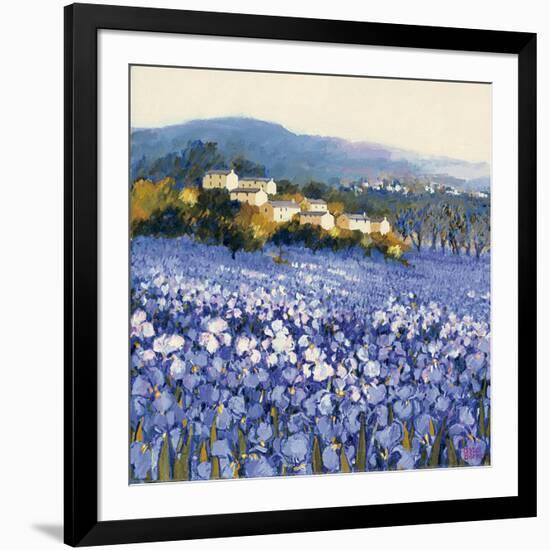 Champs D'Iris, Provence-Hazel Barker-Framed Premium Giclee Print