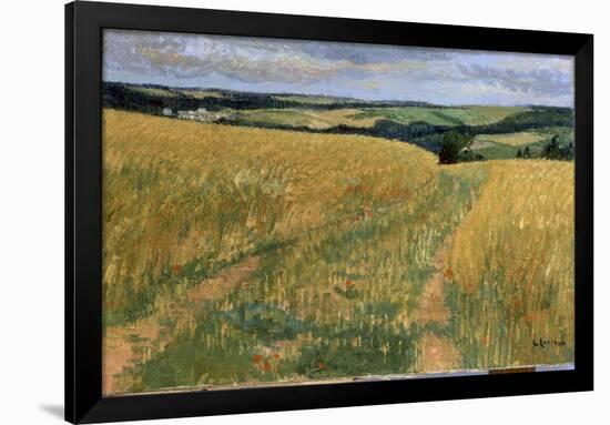 Champs de Ble aux Coquelicots-Gustave Loiseau-Framed Giclee Print