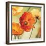 Champs de coquelicots II-Pierre Viollet-Framed Art Print