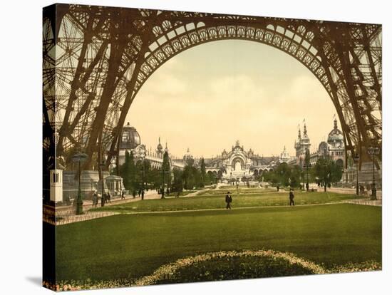 Champs De Mars, Exposition Universal, Paris, France, C.1890-C.1900-null-Stretched Canvas