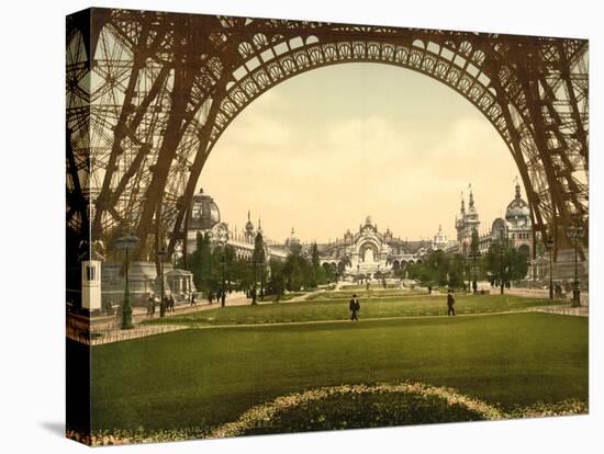 Champs De Mars, Exposition Universal, Paris, France, C.1890-C.1900-null-Stretched Canvas