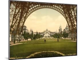 Champs De Mars, Exposition Universal, Paris, France, C.1890-C.1900-null-Mounted Giclee Print