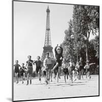 Champs de Mars Gardens-Robert Doisneau-Mounted Art Print