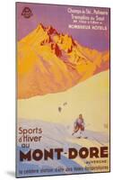 Champs de Ski-null-Mounted Art Print