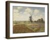 Champs de tulipes en Hollande-Claude Monet-Framed Giclee Print