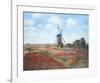 Champs de Tulipes-Claude Monet-Framed Premium Giclee Print