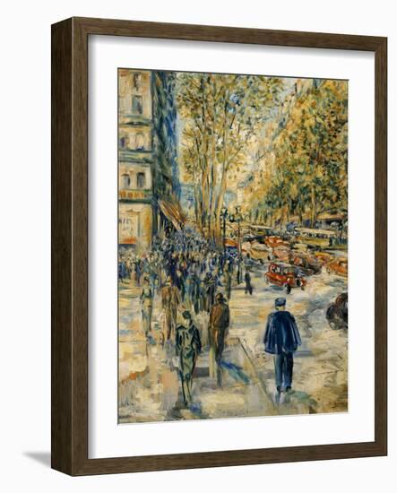 Champs Elysee-Jean Francois Raffaelli-Framed Giclee Print