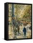 Champs Elysee-Jean Francois Raffaelli-Framed Stretched Canvas