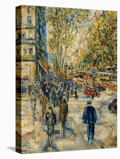 Champs Elysee-Jean Francois Raffaelli-Stretched Canvas