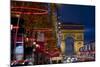 Champs Elysees and Arc De Triomphe at Dusk, Paris, France, Europe-Charles Bowman-Mounted Photographic Print