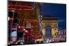 Champs Elysees and Arc De Triomphe at Dusk, Paris, France, Europe-Charles Bowman-Mounted Photographic Print