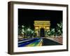 Champs Elysees and Arc de Triomphe, Paris, France-Bill Bachmann-Framed Premium Photographic Print