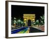 Champs Elysees and Arc de Triomphe, Paris, France-Bill Bachmann-Framed Photographic Print