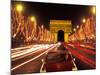 Champs Elysees and Arc de Triomphe, Paris, France-Bill Bachmann-Mounted Photographic Print