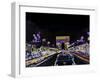 Champs Elysees and Arc de Triomphe, Paris, France-Bill Bachmann-Framed Premium Photographic Print