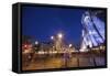 Champs Elysees at Christmas-Sebastien Lory-Framed Stretched Canvas