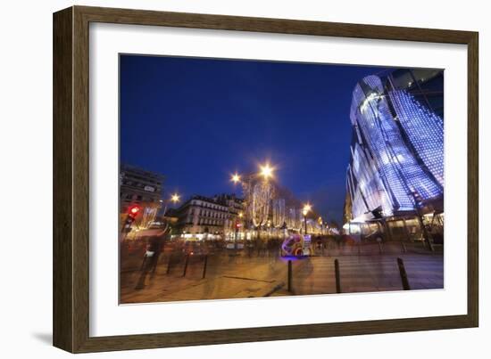 Champs Elysees at Christmas-Sebastien Lory-Framed Photographic Print