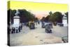 Champs-Elysees, from 'Souvenirs De Paris - Monuments Vues En Couleurs'-null-Stretched Canvas