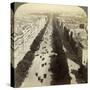 Champs Elysees from the Arc De Triomphe, Paris, France, 19th Century-Underwood & Underwood-Stretched Canvas