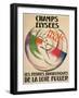 Champs Elysees Music Hall Poster-null-Framed Art Print