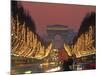 Champs Elysees, Paris, France-Jon Arnold-Mounted Photographic Print