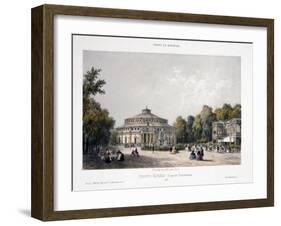 Champs-Elysees, the Empress' Circus-Deroy-Framed Giclee Print