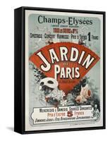Champs-Elysees,Tous Les Soirs a 8H 1/2, Jardin de Paris-Jules Chéret-Framed Stretched Canvas