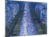 Champs Elysees View from the Arc De Triomphe, Paris, France-Walter Bibikow-Mounted Photographic Print