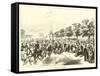 Champs Elysees-null-Framed Stretched Canvas