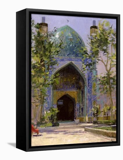 Chanbagh Madrasses, Isfahan-Bob Brown-Framed Stretched Canvas