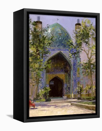 Chanbagh Madrasses, Isfahan-Bob Brown-Framed Stretched Canvas