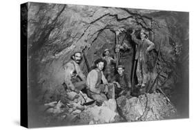 Chance Mine Lead Mining in Coeur d'Alene, ID Photograph - Coeur d'Alene, ID-Lantern Press-Stretched Canvas