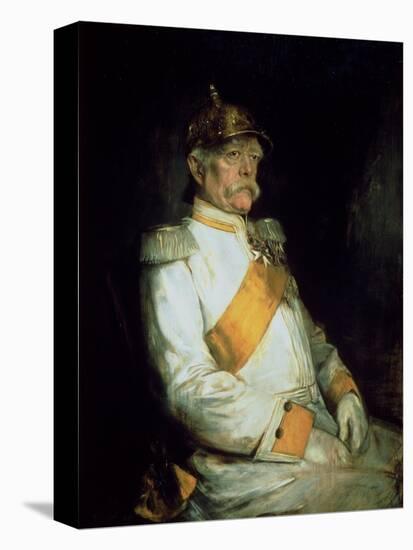 Chancellor Otto Von Bismarck (1815-98) 1890-Franz Seraph von Lenbach-Stretched Canvas