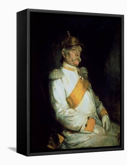 Chancellor Otto Von Bismarck (1815-98) 1890-Franz Seraph von Lenbach-Framed Stretched Canvas