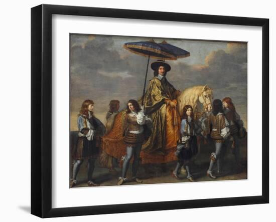 Chancellor Séguier at the Entry of Louis XIV into Paris, 1660-Charles Le Brun-Framed Giclee Print