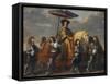 Chancellor Séguier at the Entry of Louis XIV into Paris, 1660-Charles Le Brun-Framed Stretched Canvas