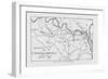 Chancellorsville Battle Map-null-Framed Giclee Print