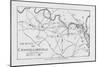 Chancellorsville Battle Map-null-Mounted Giclee Print