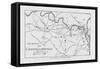 Chancellorsville Battle Map-null-Framed Stretched Canvas