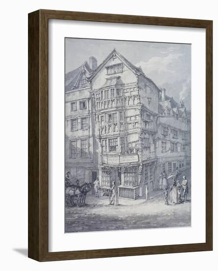 Chancery Lane, London, 1814-Thomas Hearne-Framed Giclee Print