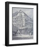 Chancery Lane, London, 1814-Thomas Hearne-Framed Giclee Print